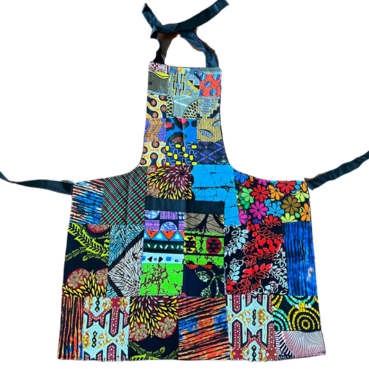 Rwandan fabric print apron for men and women