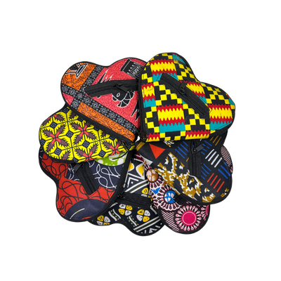 Rwandan Heart Pouch Tote Bag