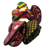 Rwandan Heart Pouch Tote Bag
