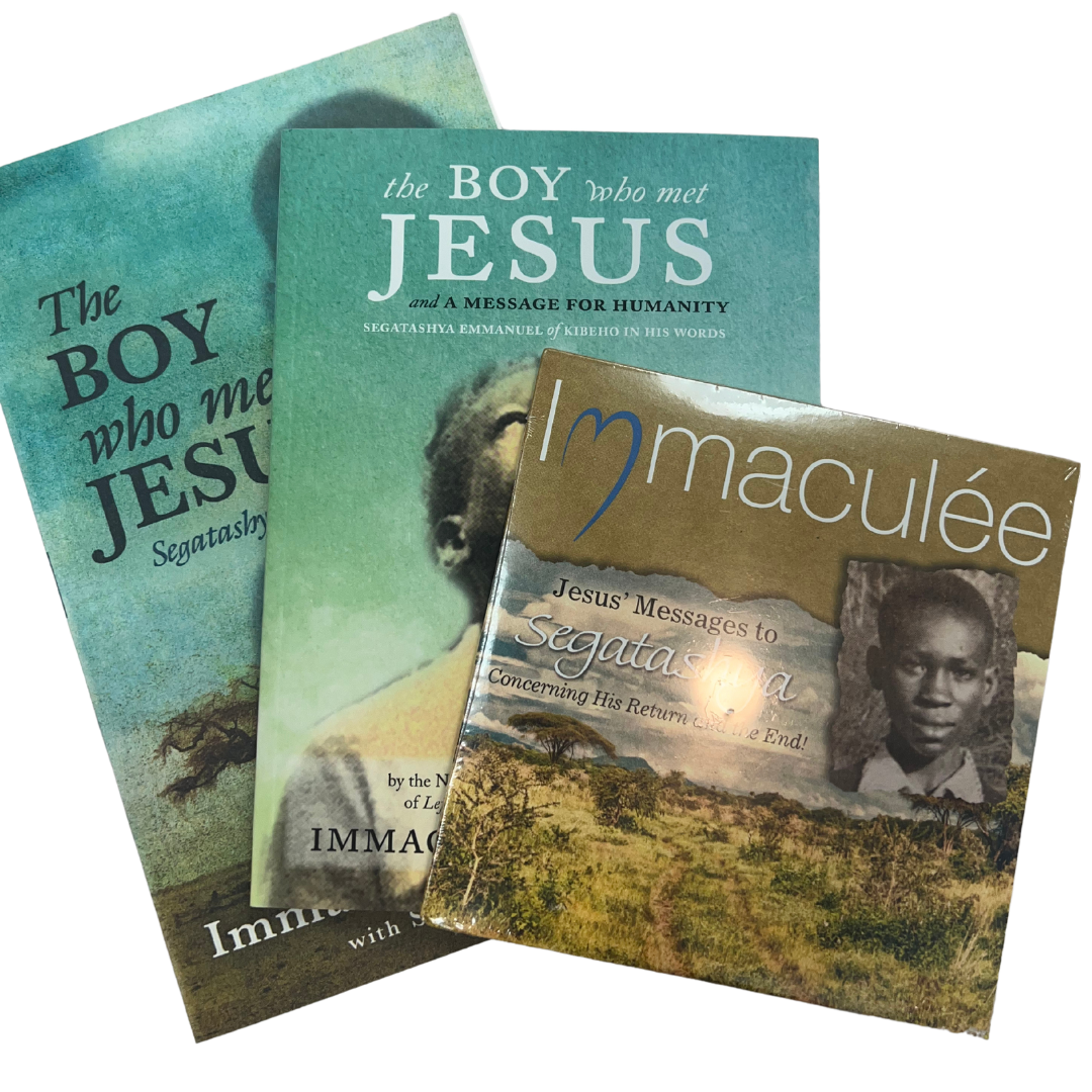 The Boy Who Met Jesus - Segatasha Bundle with Messages Booklet & CD - signed by Immaculee