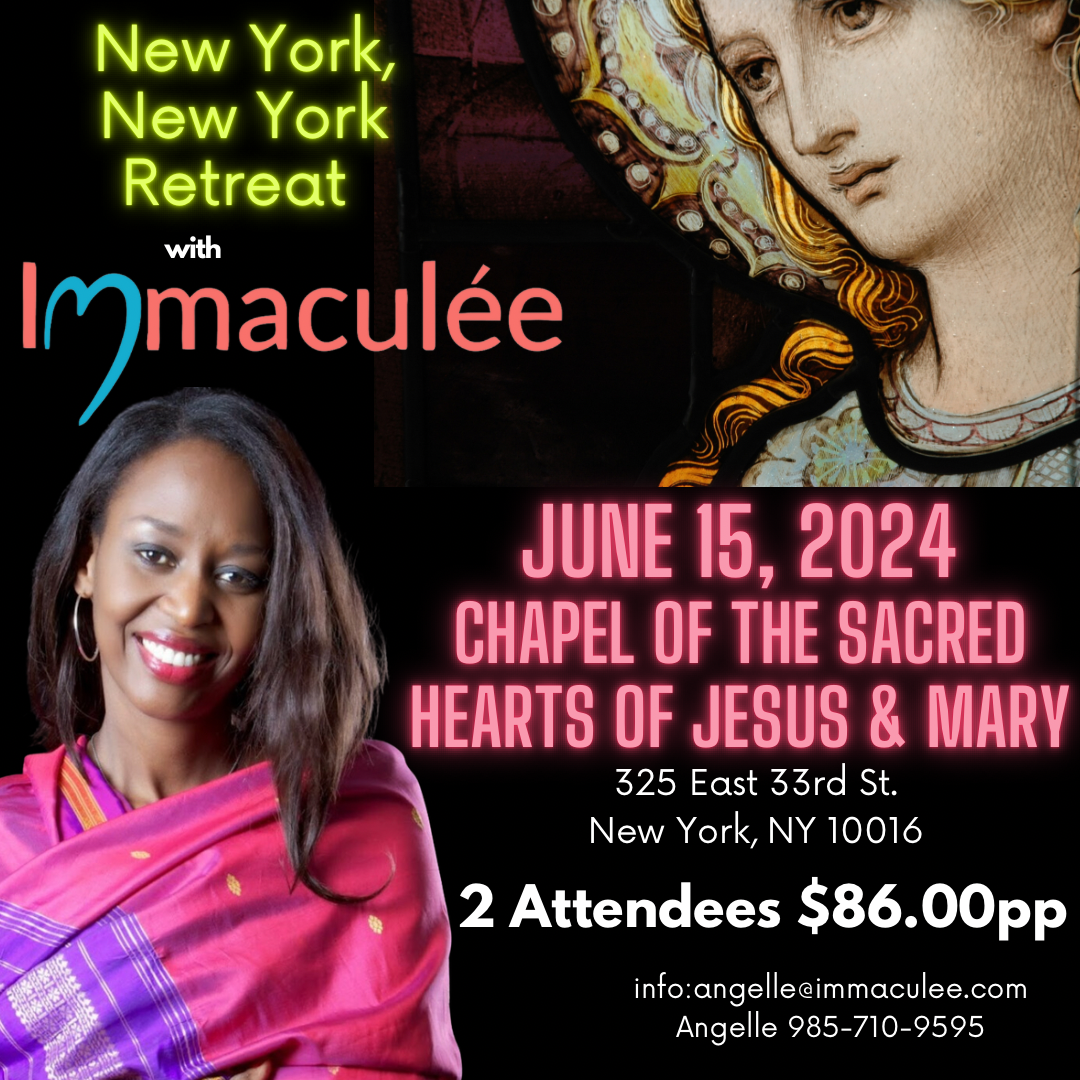 New York City One-Day Retreat June 15, 2024 with Immaculee