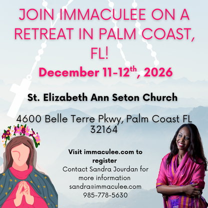 Palm Coast, FL December 11-12, 2026 with Immaculee