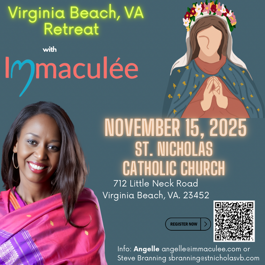 Virginia Beach, VA Retreat November 15, 2025 with Immaculee
