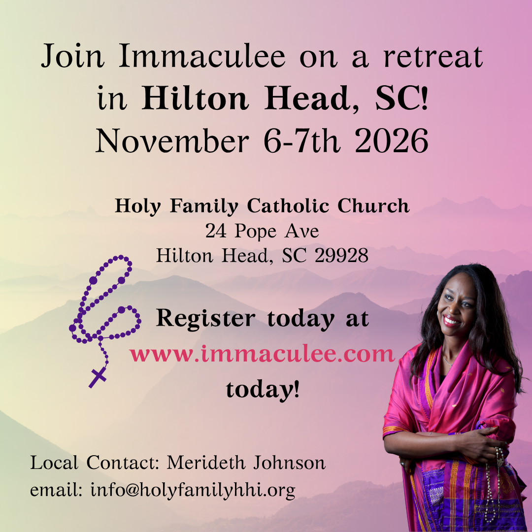 Hilton Head SC November 6 - 7, 2026 with Immaculee