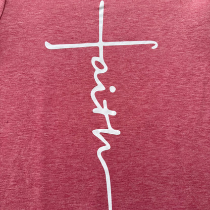 'Faith' Cross Long Sleeved Shirt