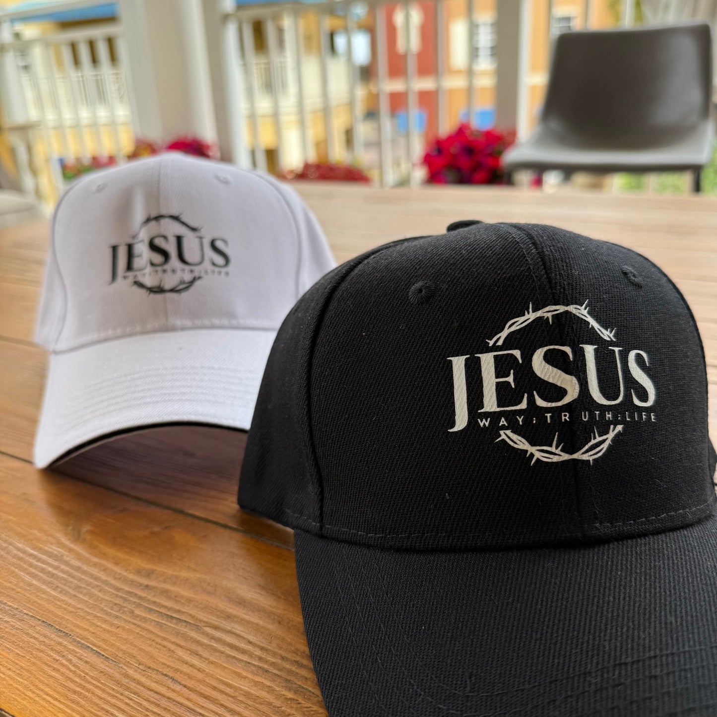"Jesus Way Truth Life" Velcro Hat
