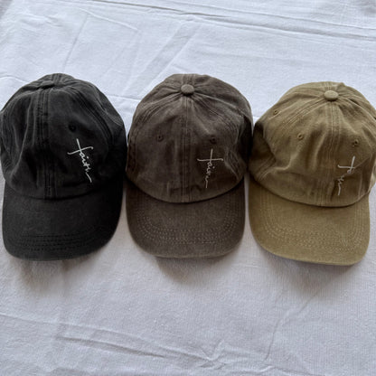'Faith' Cross Baseball Hat