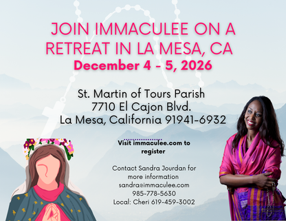 La Mesa, CA December 4-5, 2026 with Immaculee