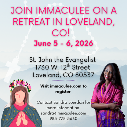 Loveland, CO  June 5-6, 2026 with Immaculee