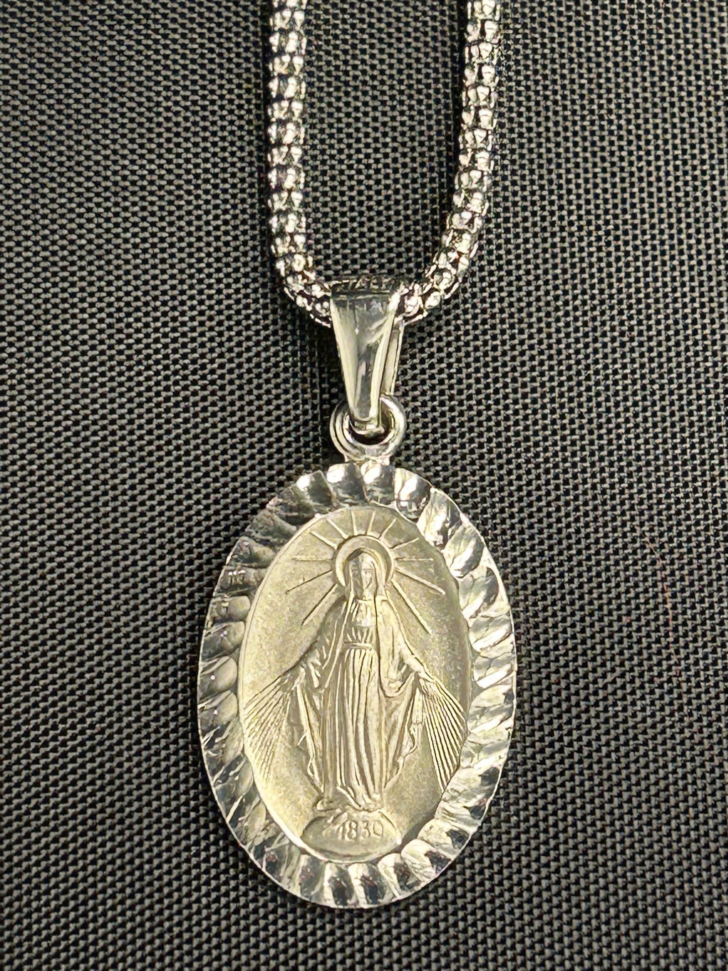 Large Men/Women 925 Sterling Silver Miraculous Medal