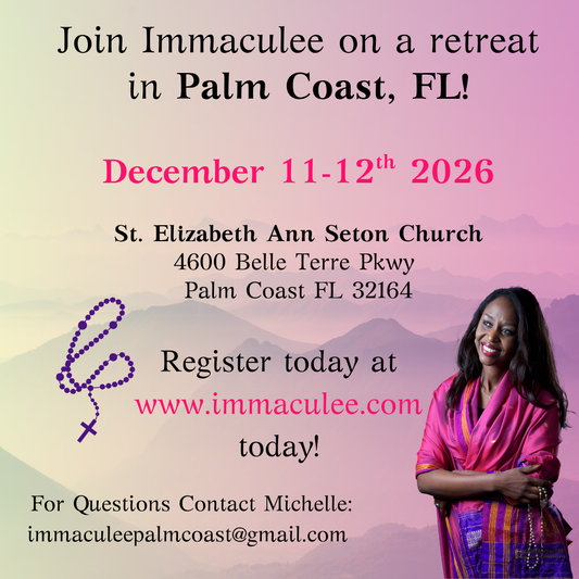 Palm Coast, FL December 11-12, 2026 with Immaculee