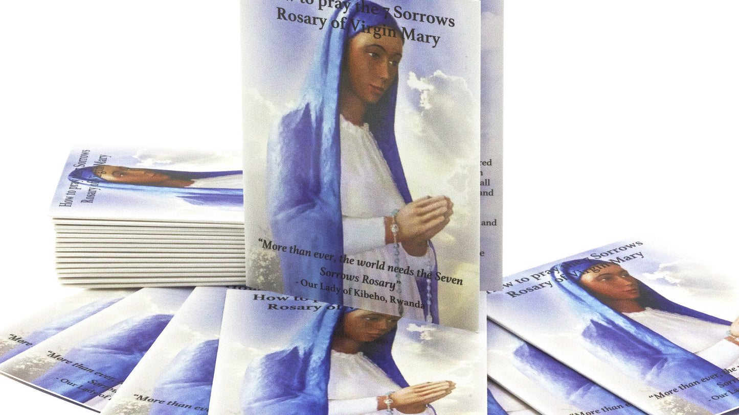 100 Seven Sorrows Rosary Prayer Booklets