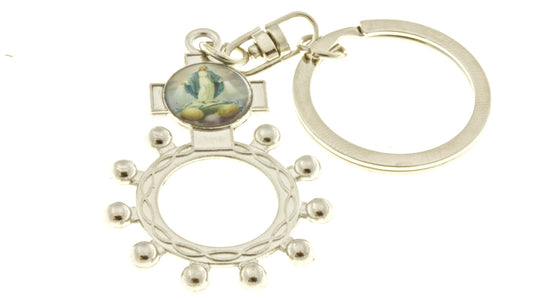 Rosary Key Chains with 10 Rosary Prayer Booklets