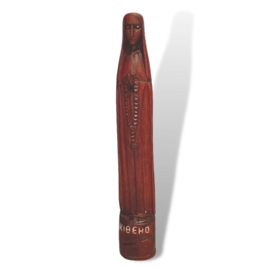 Large Hand Carved Our Lady of Kibeho